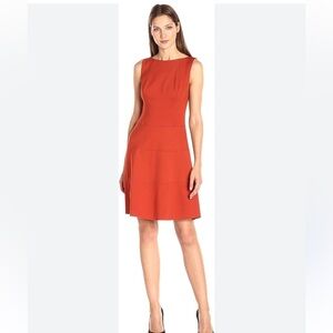 ANNE KLEIN A-Line Burnt Orange Dress